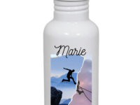 GOURDE BLANCHE EN ALUMINIUM