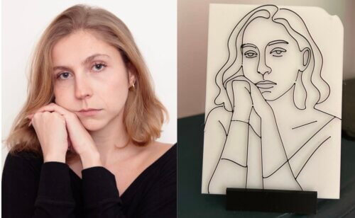 Portrait Line Art personnalisé – à partir d'une photo