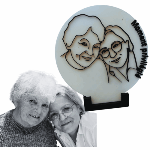 Portrait Line Art personnalisé – à partir d'une photo – Image 2