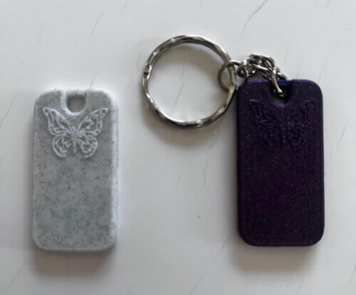 Lot de 2 sifflets de sécurité – Édition papillon