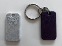 Lot de 2 sifflets de sécurité – Édition papillon