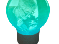 Boule lumineuse photo personnalisée – Lithophanie 3D