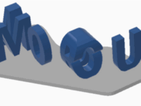 Double message 3D personnalisé – 2 mots en 1 objet