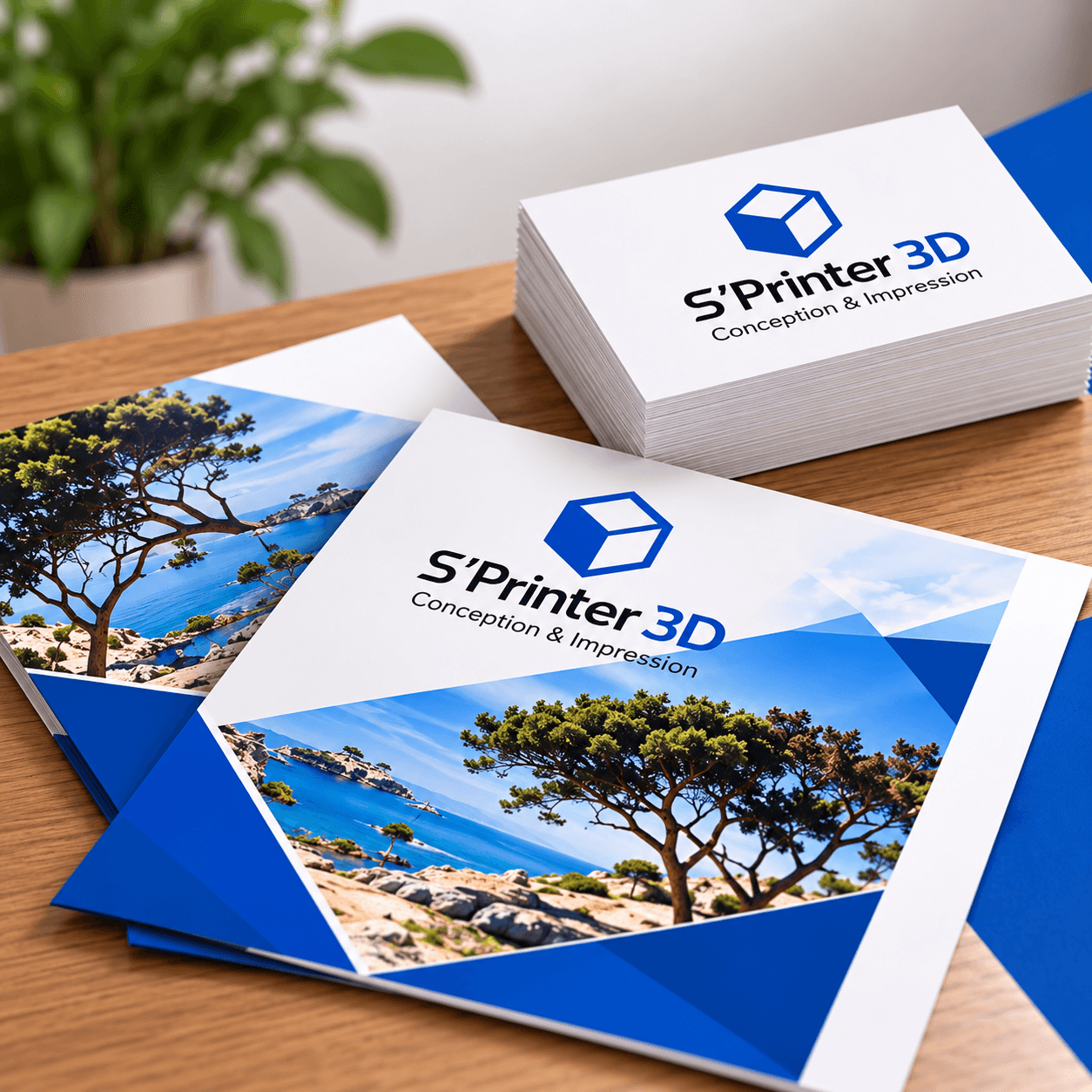 Cartes, flyers & dépliants